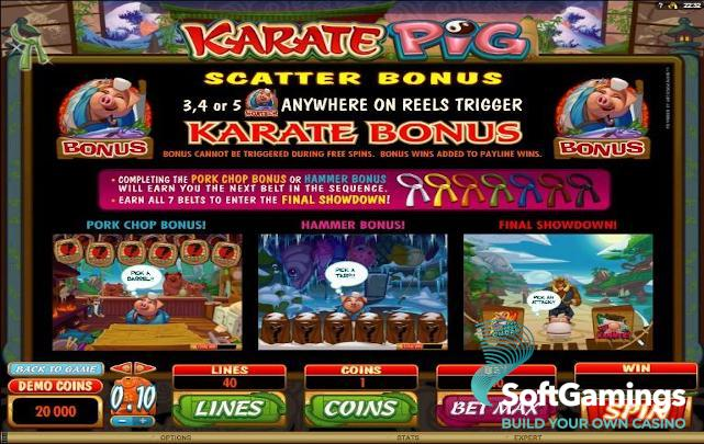 Играть в игровой автомат Каратэ Кабан